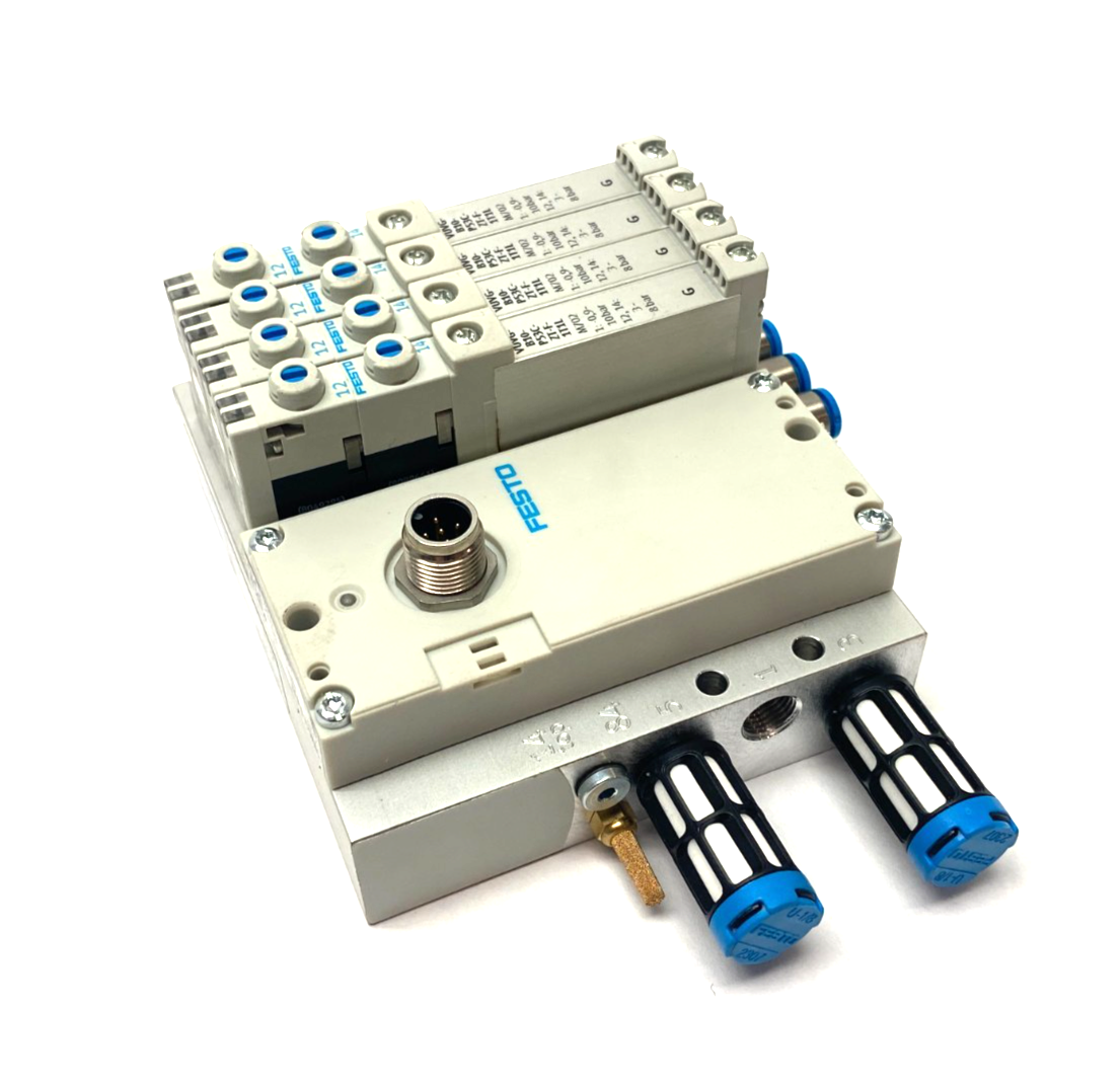 Festo VTUG-10-VRLK-B1T-G18L-UL-Q6S-4G Valve Manifold Terminal 573606 - Maverick Industrial Sales