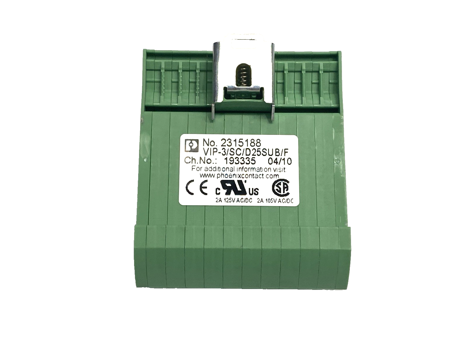 VIP-3/SC/D25SUB/F,2315188 | Phoenix Contact VIP-3/SC/D25SUB/F VARIOFACE Termination Board Module 2315188 - Used - Maverick Industrial Sales