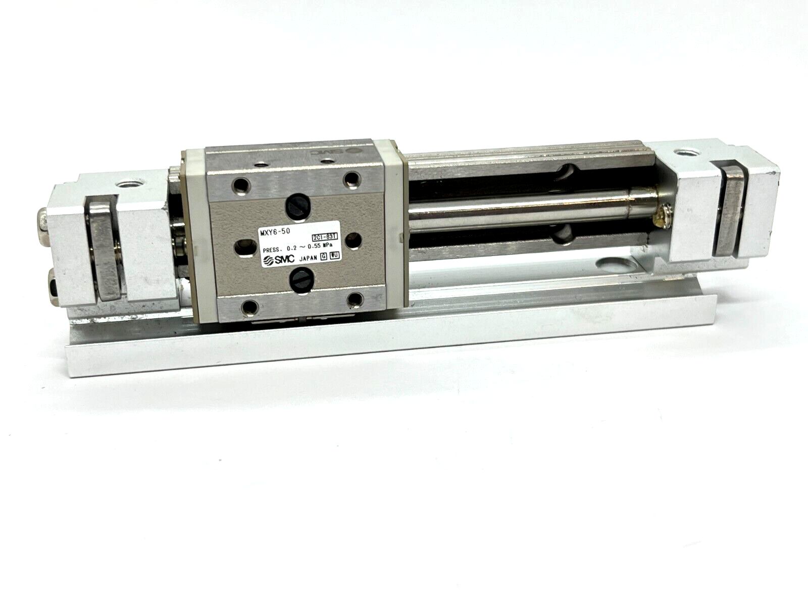 MXY6-50 | SMC Compact Slide Table 6mm Bore 50mm Stroke - Used - Maverick Industrial Sales