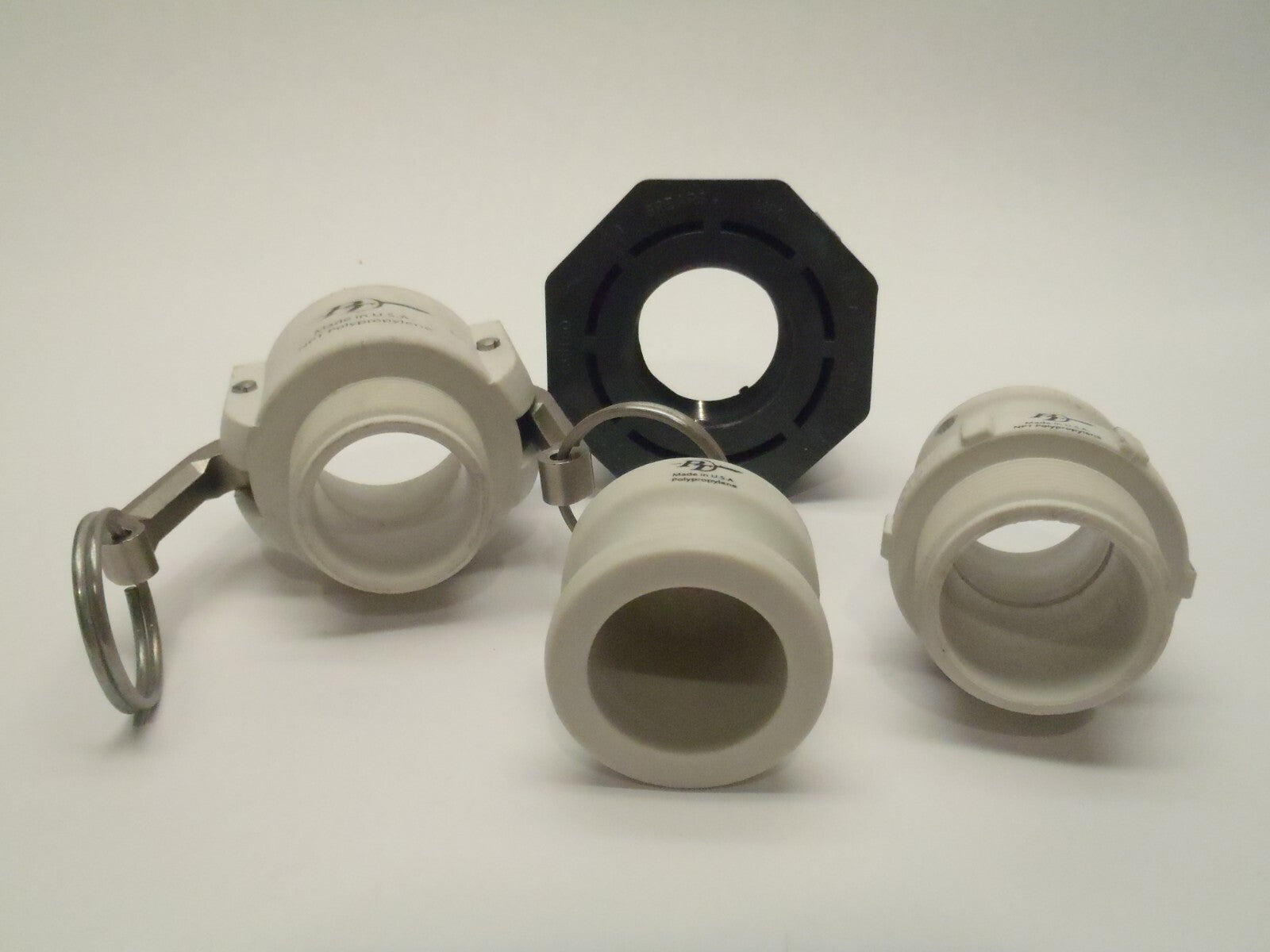 PT Coupling Cam Lock Kit Coupler 2-1/8" Opening 1-1/2" Plug & 3x1-1/2" Adapter - Maverick Industrial Sales