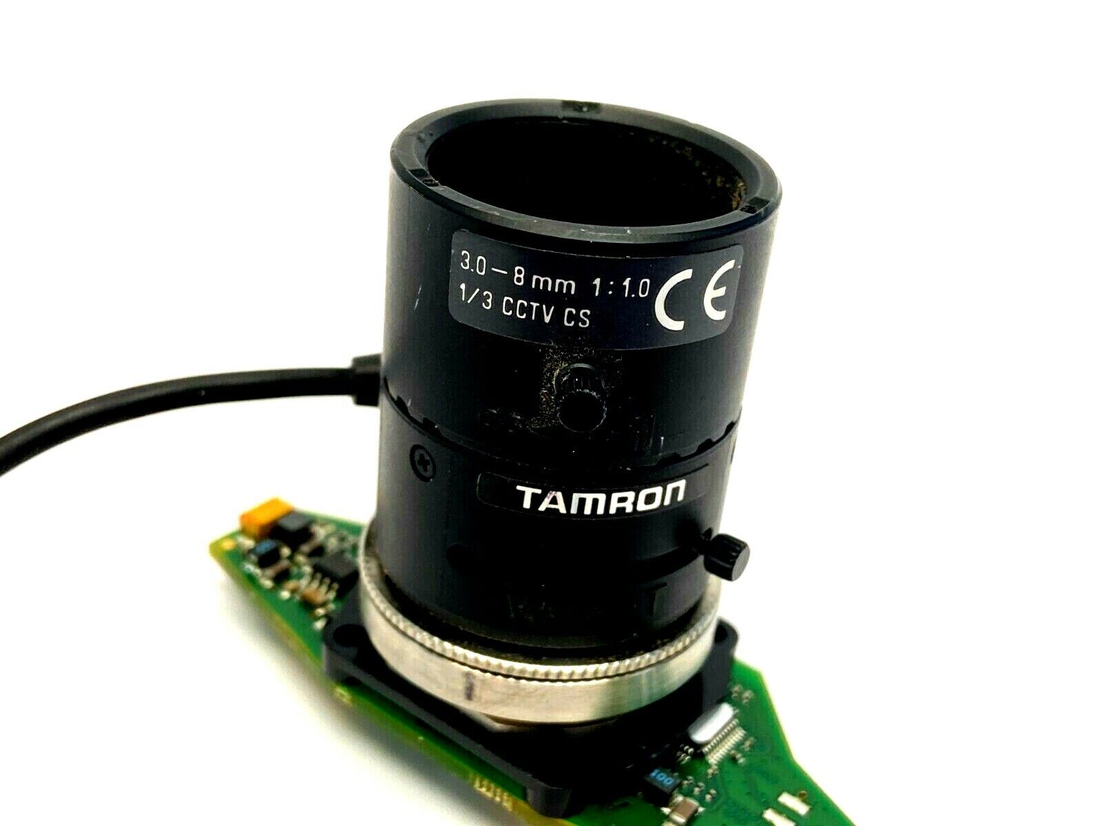 Tamron 3.0-8mm 1:10 1/3 CCTV CS Camera Lens w/ 25861 R2 PCB - Maverick Industrial Sales