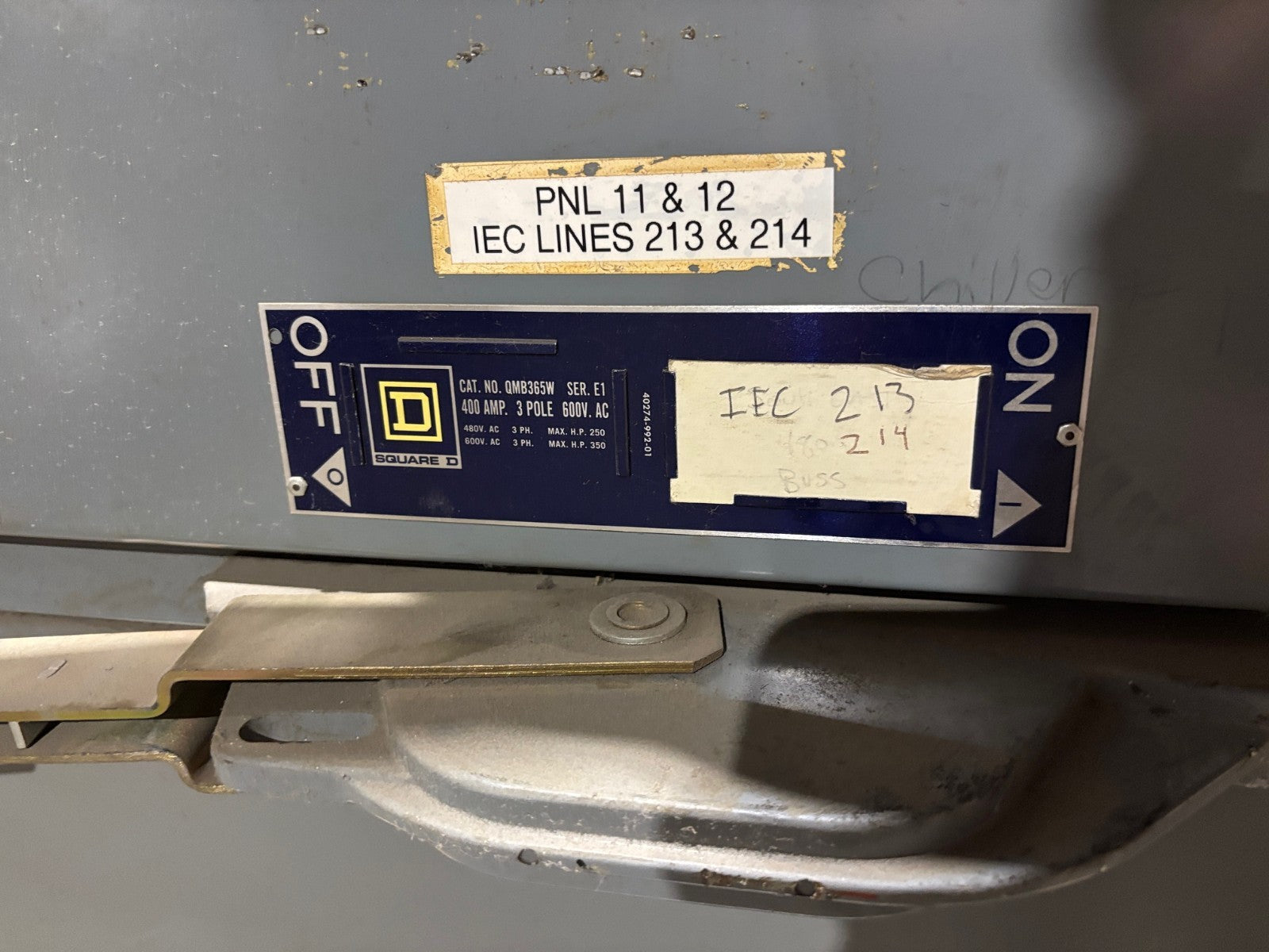 Square D QED 2 Power Style Switchboard 3000A (4) QMB365W 400A Disconnect Switch - Maverick Industrial Sales