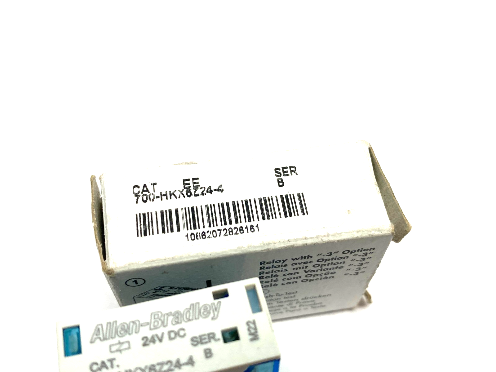 700-HKX6Z24-4 | Allen Bradley Ser. B Slim Line Relay 1-Change Over Contact - New – Open box - Maverick Industrial Sales