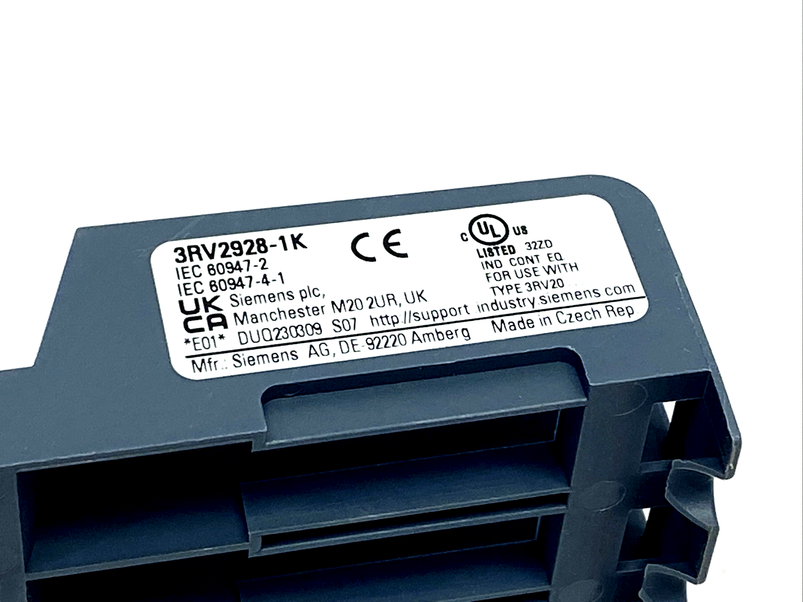 Siemens 3RV2928-1K Type E Phase Barrier S00/S0 3RV29281K - Maverick Industrial Sales