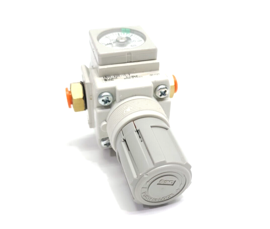 SMC AR20K-N02BE-1Z-B-X34US30-100 Pneumatic Regulator 1/4" NPT AR20K-N02E-1Z-B - Maverick Industrial Sales