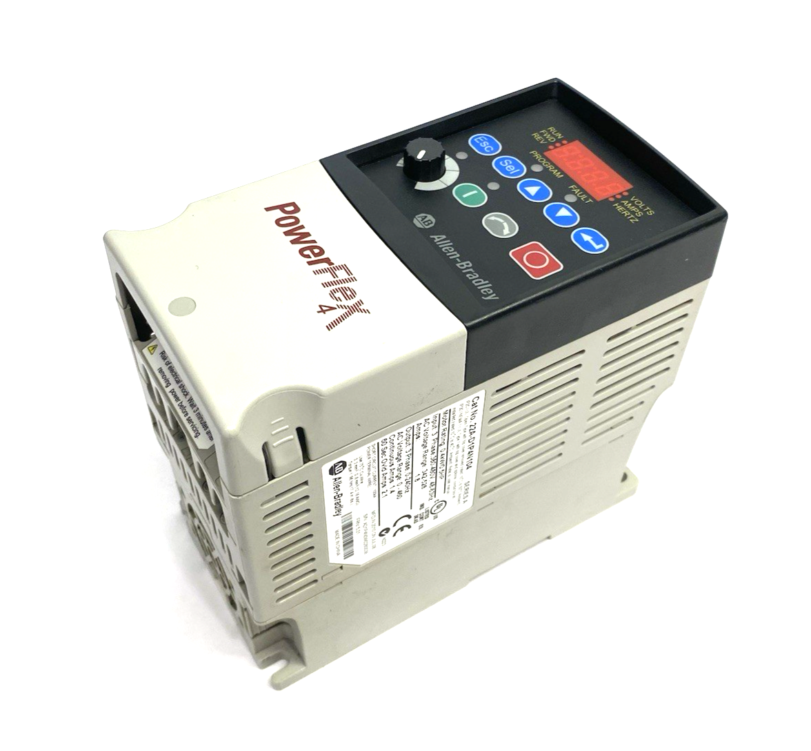Allen Bradley 22A-D1P4N104 Ser. A PowerFlex 4- 0.4 kW (0.5 HP) AC Drive - Maverick Industrial Sales
