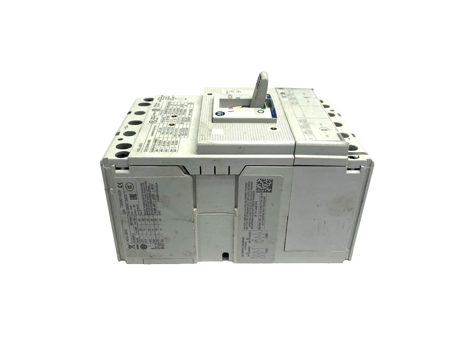 Allen Bradley 140G-J6F3-D16 Ser. A Molded Case Circuit Breaker 3P 160A, J Frame - Maverick Industrial Sales