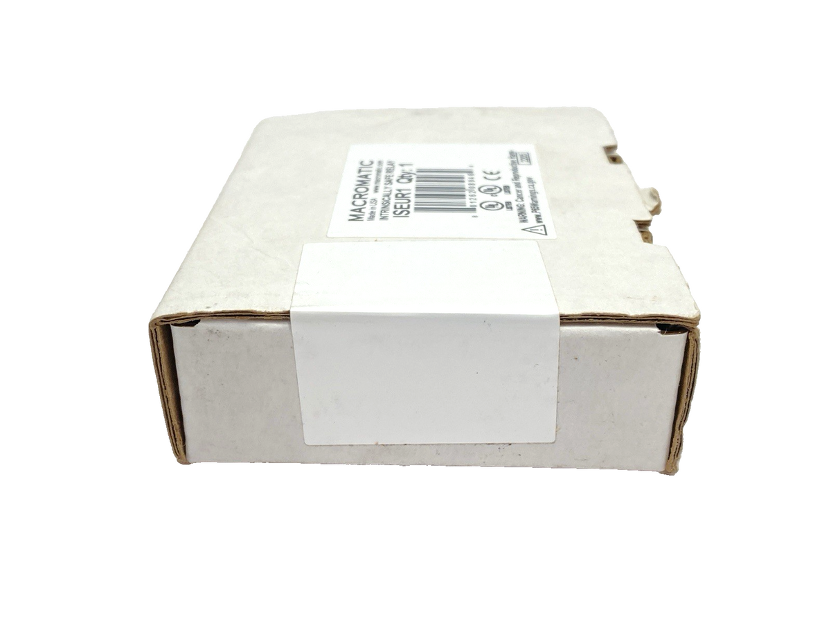 ISEUR1 | Macromatic Intrinsically Safe Relay 1-Channel 102-132VAC / 10-125VDC - New - Maverick Industrial Sales