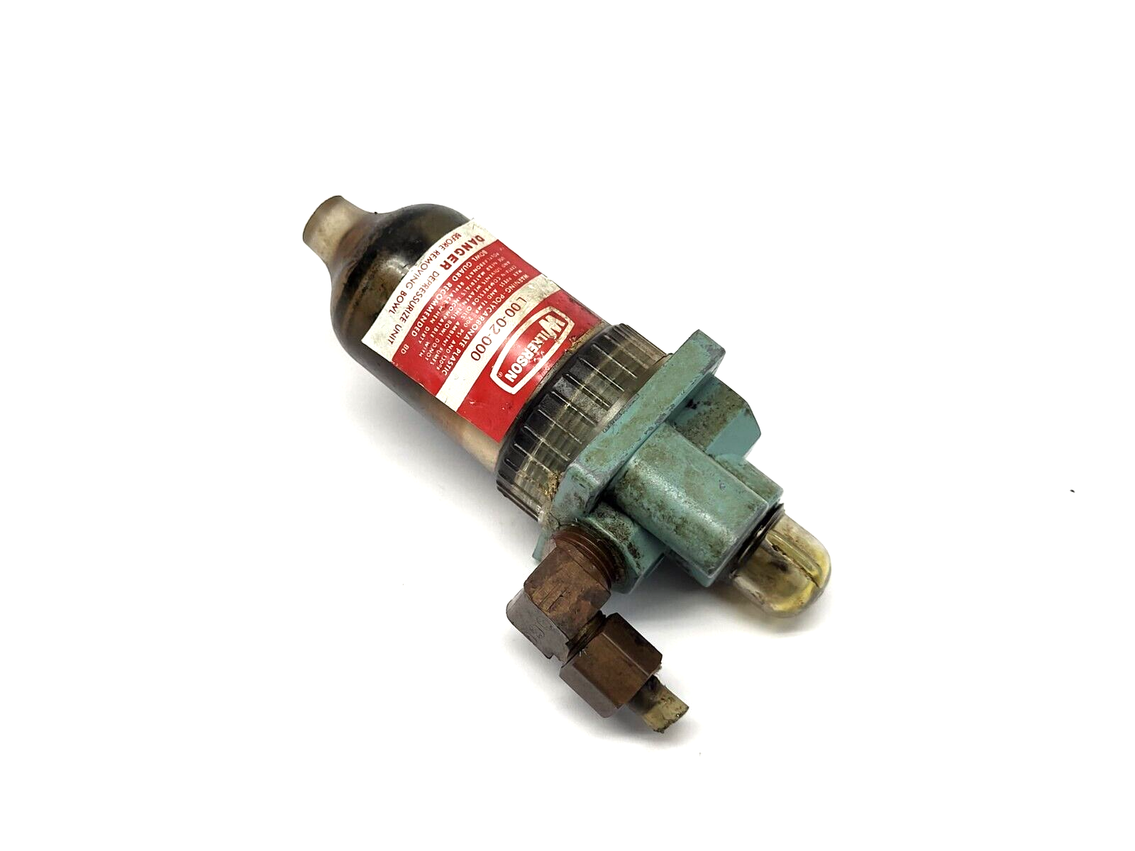 Wilkerson L00-02-000 Hydraulic Lubricator 1/4" NPT NO GUARD - Maverick Industrial Sales