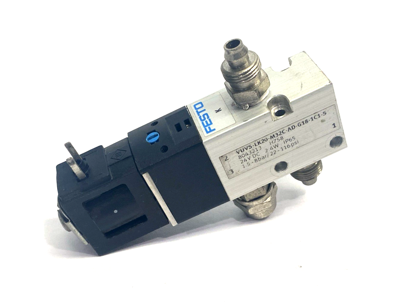 Festo VUVS-LK20-M32C-AD-G18-1C1-S Solenoid Valve 8043213 - Maverick Industrial Sales