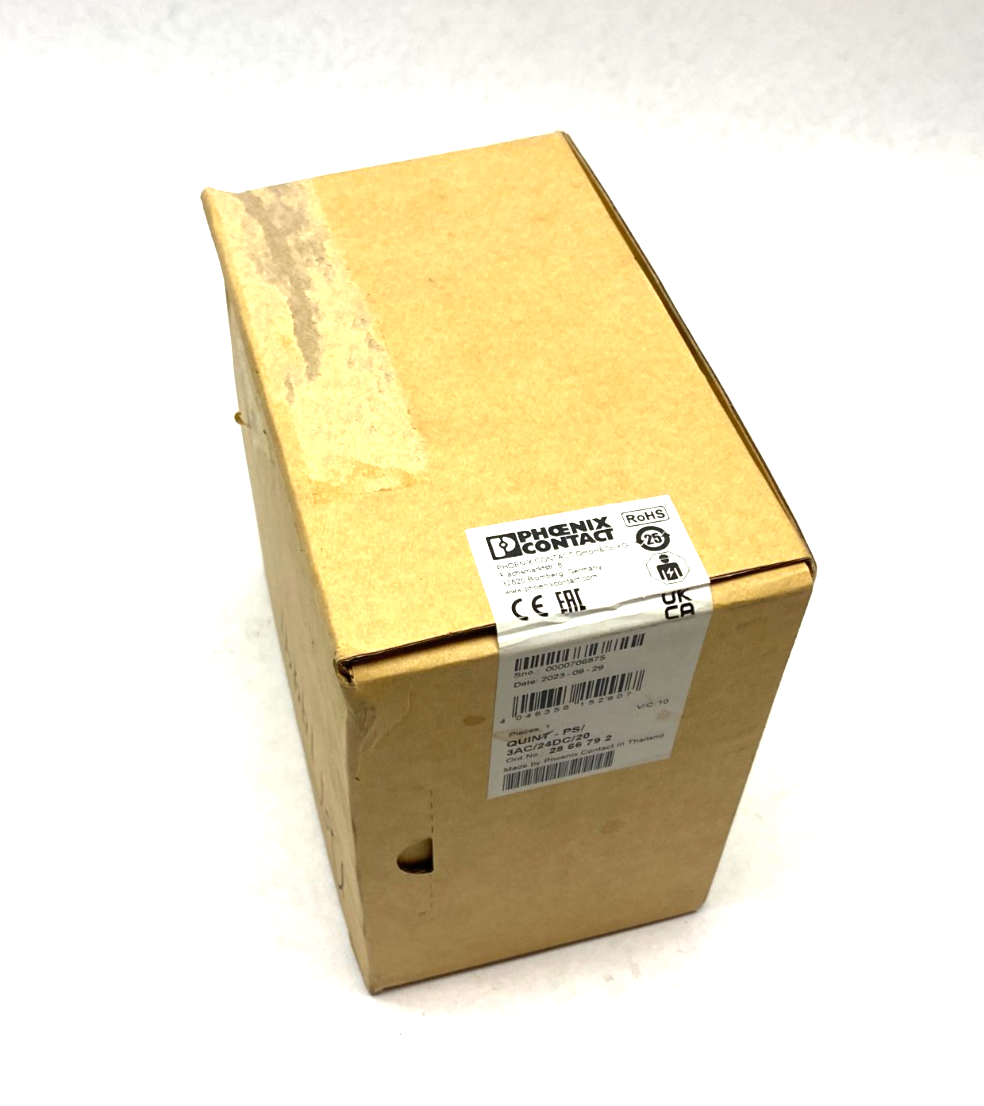 Phoenix Contact QUINT-PS/3AC/24DC/20 Primary-Switched Power Supply 2866792 - Maverick Industrial Sales