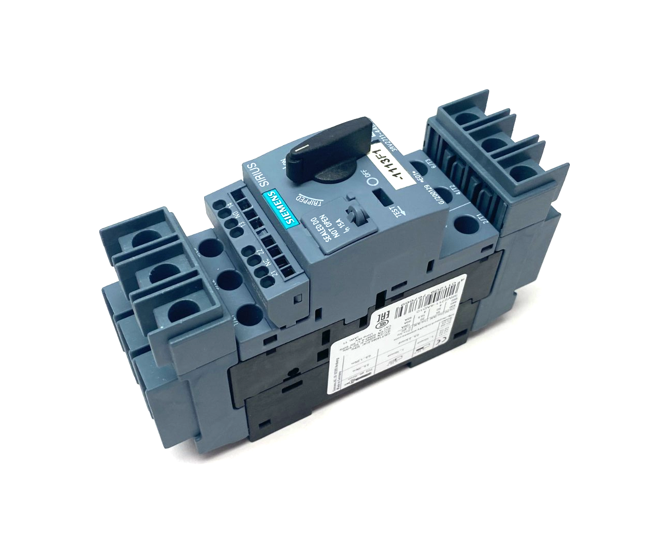 Siemens 3RV2711-4AD10 SIRIUS Motor Starter Circuit Breaker Frame Size S00 - Maverick Industrial Sales