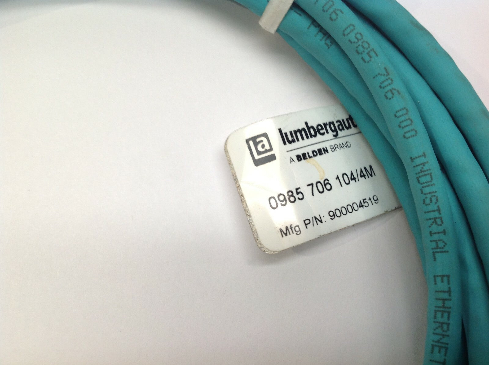 Lumberg Automation 0985 706 104/4M Network Cable 900004519 - Maverick Industrial Sales