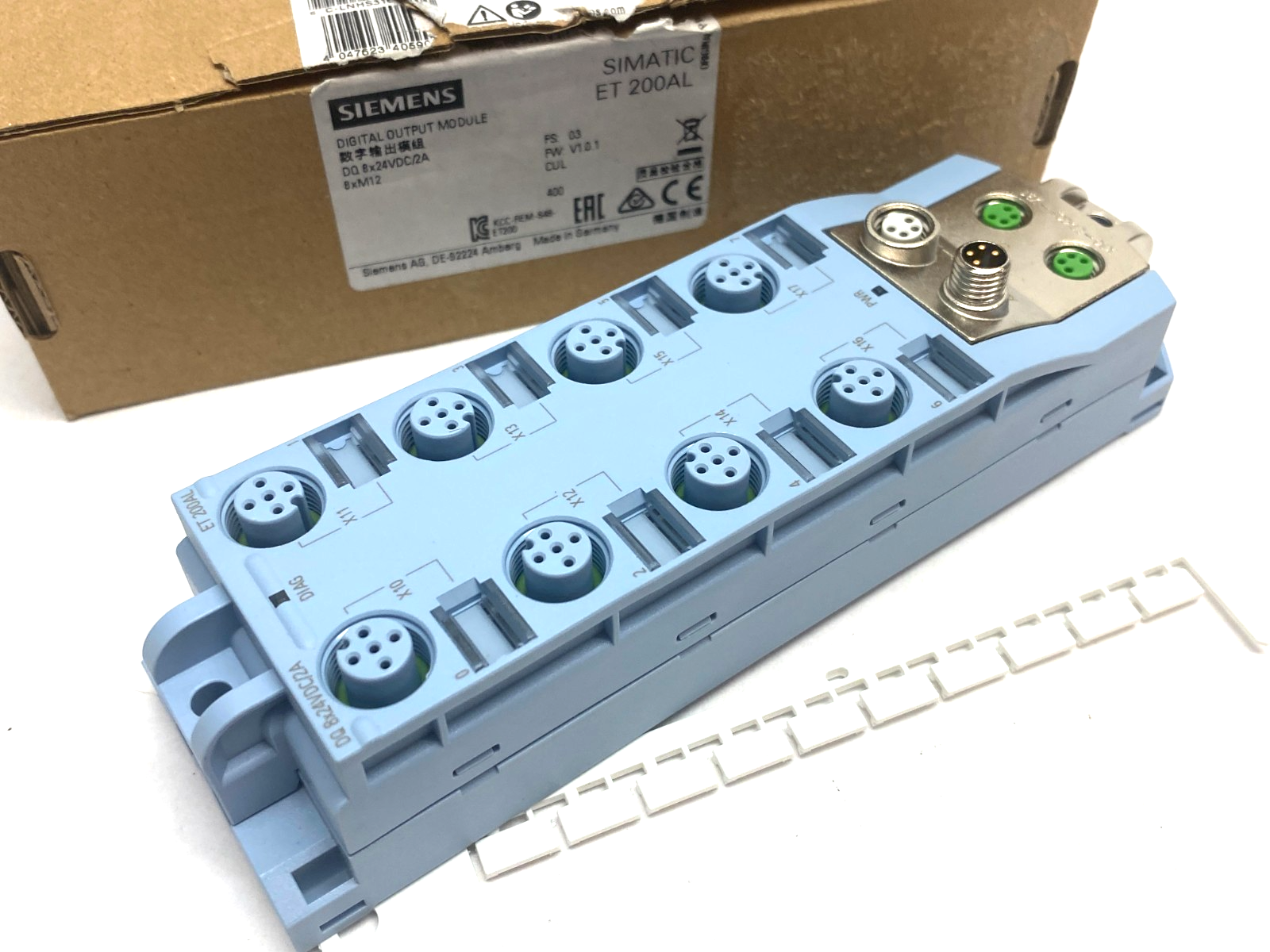 Siemens 6ES7 142-5AF00-0BA0 SIMATIC ET 200AL Digital Output Module, 8x24VDC/2A - Maverick Industrial Sales