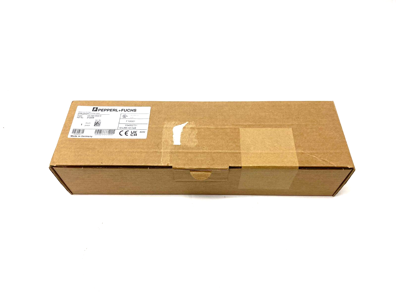 ICA-16DI-G60A-IO, 313335 | Pepperl+Fuchs ICA-16DI-G60A-IO IO-Link Ethernet Fieldbus Hub Module 313335 - New - Maverick Industrial Sales