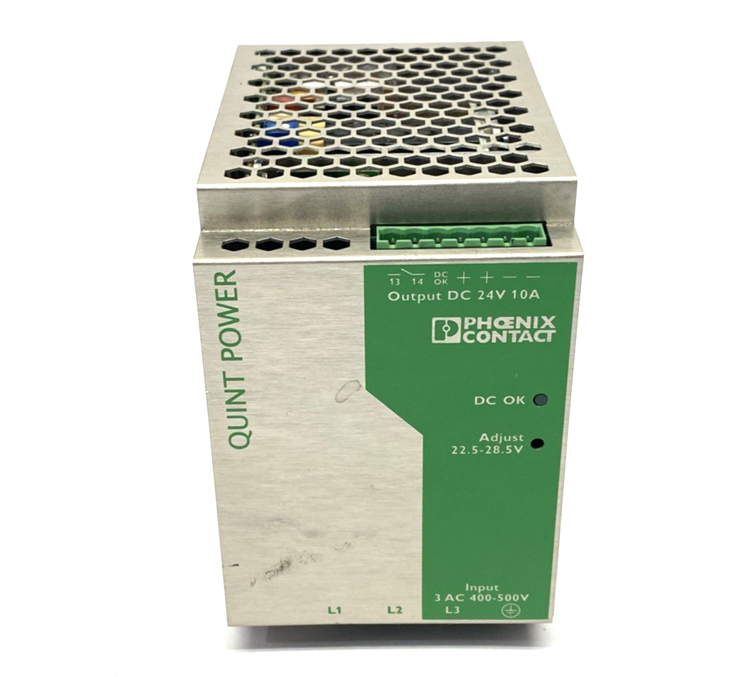 Phoenix Contact QUINT-PS-3X400-500AC/24DC/10 Power Supply 3PH 24VDC 10A 2938617 - Maverick Industrial Sales