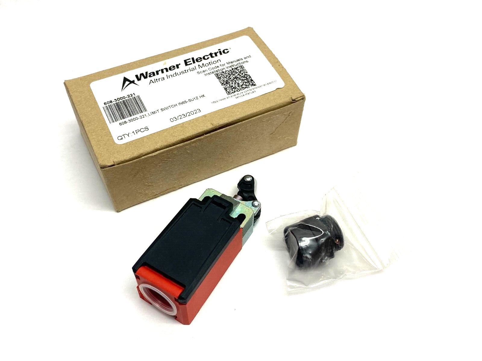 Warner Bernstein 608-3000-221 Roller Limit Switch 240V IN65-SU1Z HK - Maverick Industrial Sales