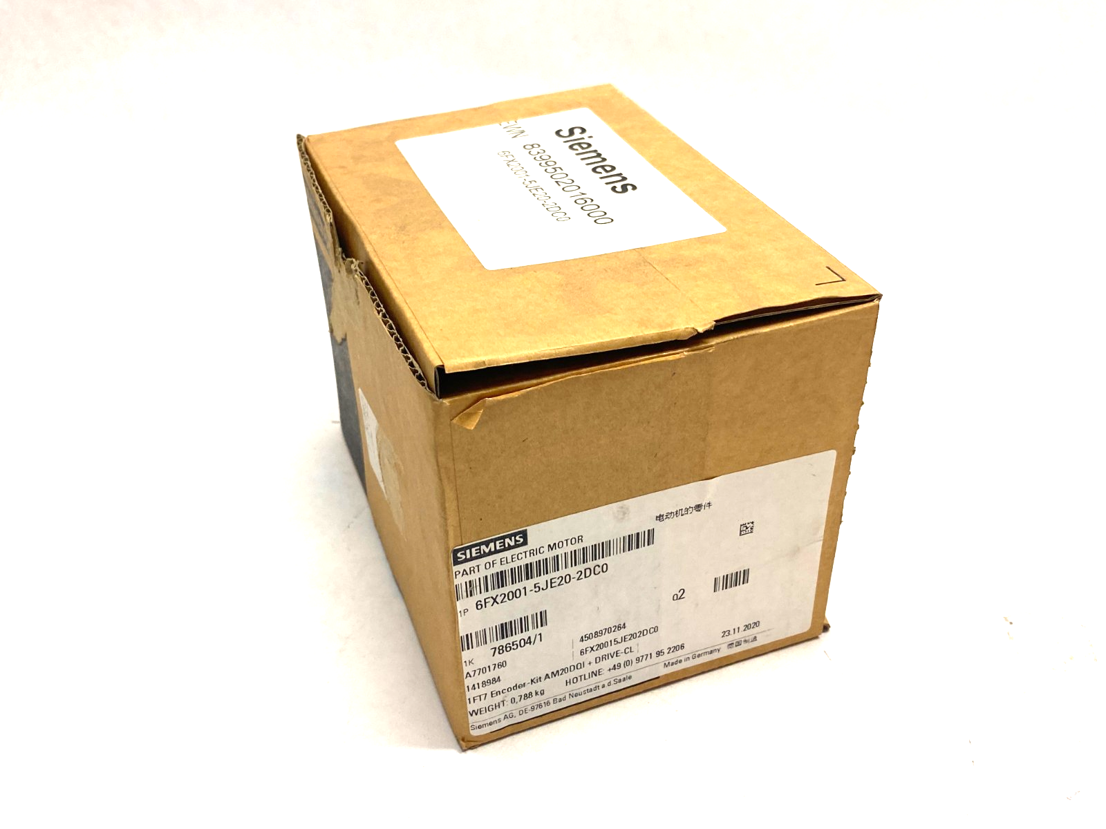 Siemens 6FX2001-5JE20-2DC0 Encoder, for Synchronous Motor 1FT/1FK - Maverick Industrial Sales