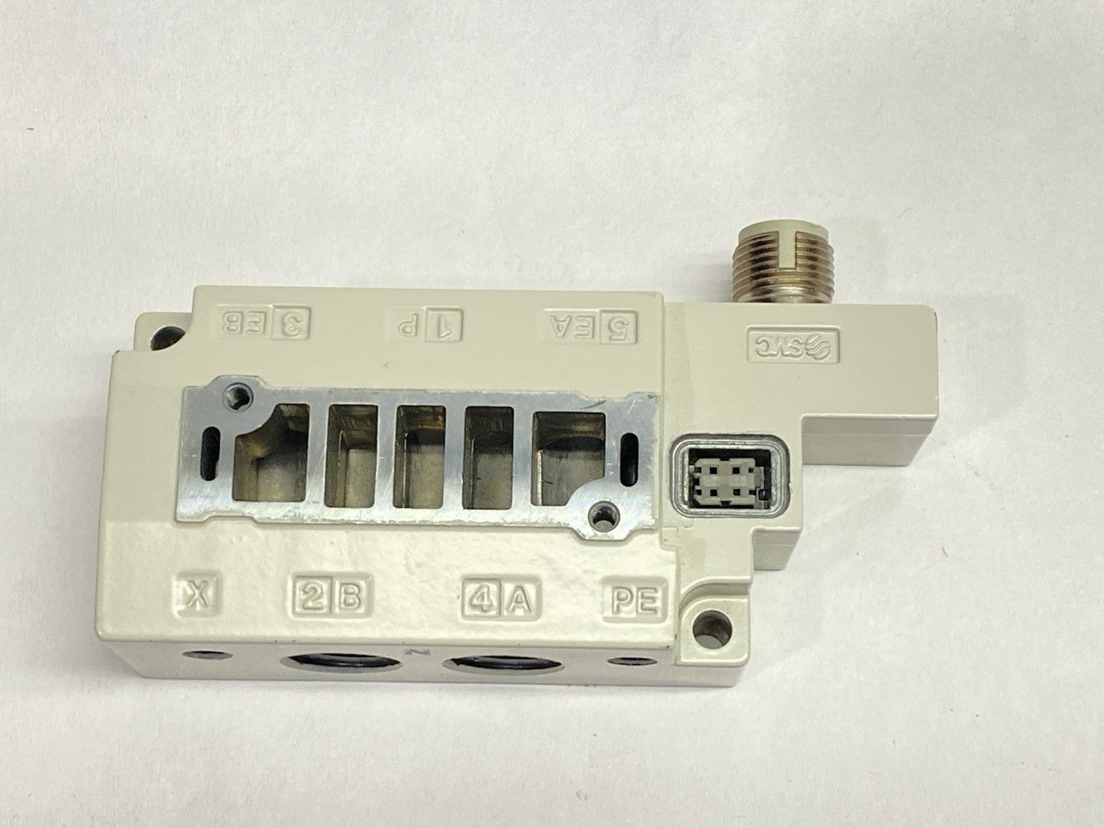 SMC SY50M-27-1-W0-02F Pneumatic Solenoid Valve Base Unit - Maverick Industrial Sales