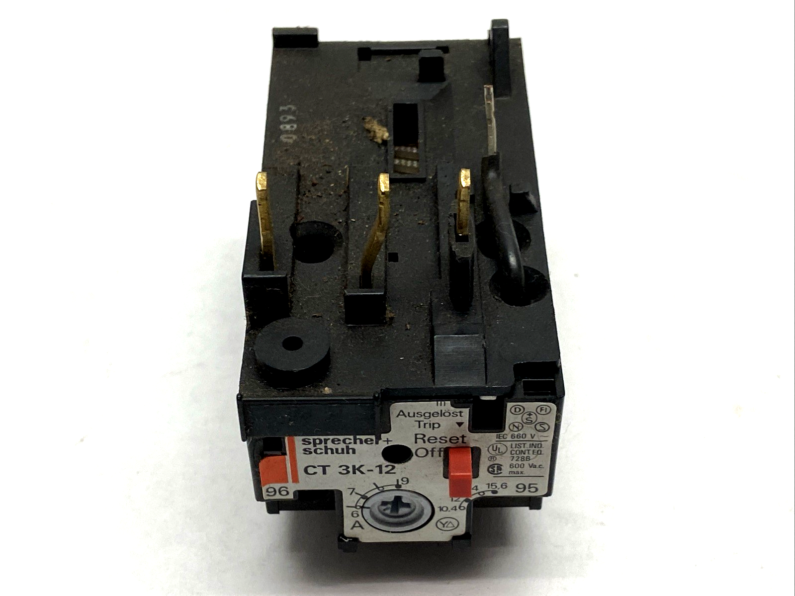 Sprecher+Schuh CT 3K-12 Overload Relay 1.8-2.7A - Maverick Industrial Sales