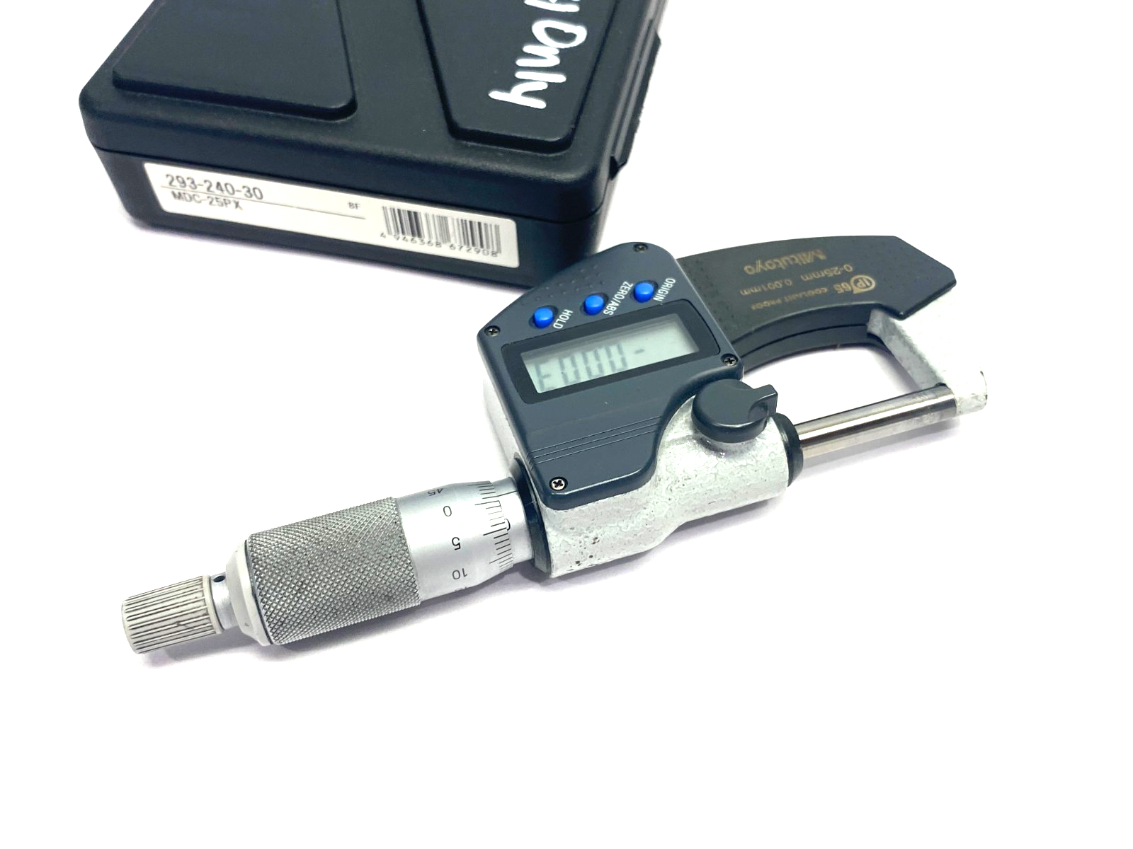 Mitutoyo 293-240-30 Digimatic Micrometer IP65 Coolant Proof MDC-25PX - Maverick Industrial Sales