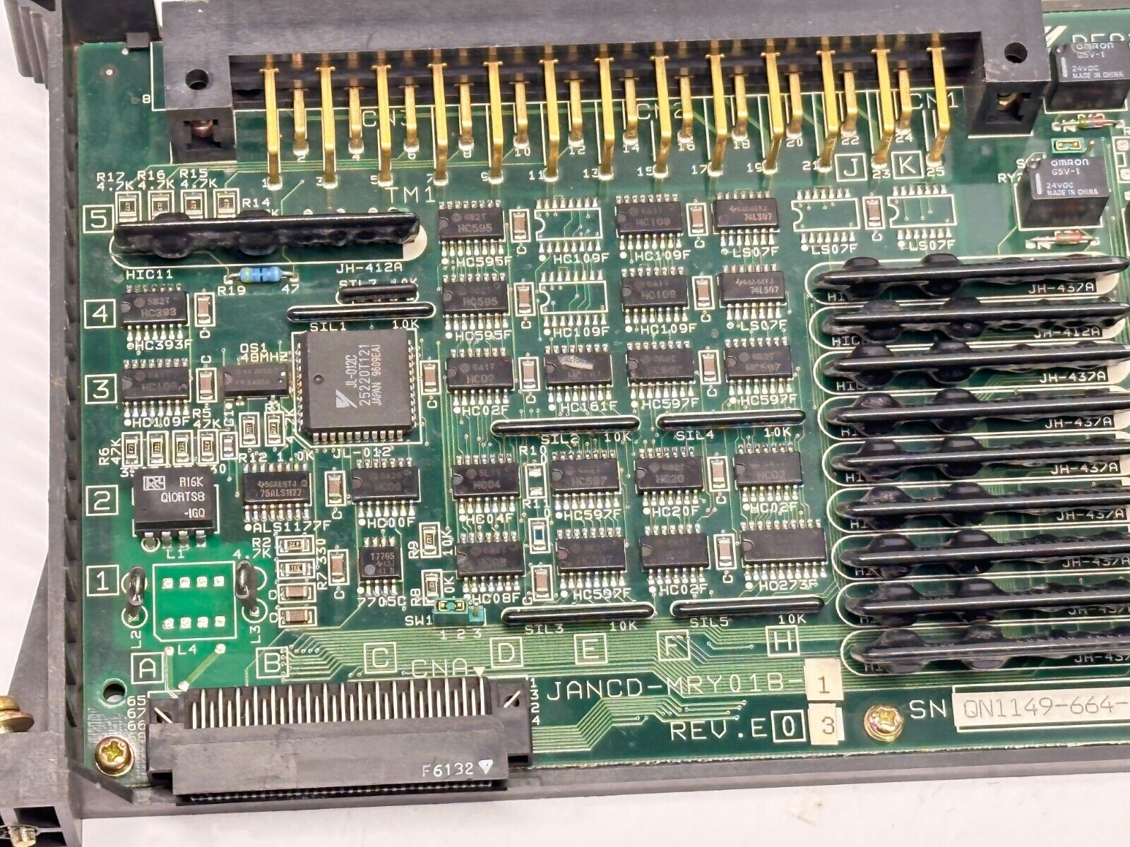Yaskawa JANCD-MRY01B-1 Rev E03 Motion Control Circuit Board DF9200676-D0N - Maverick Industrial Sales