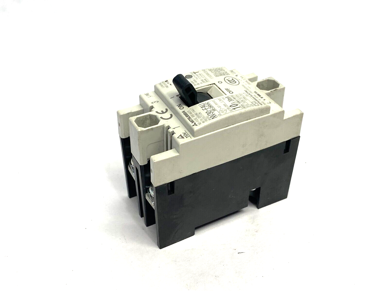 Mitsubishi NV30-FAU No-Fuse Circuit Breaker 2-Pole LN331R573Y04 - Maverick Industrial Sales