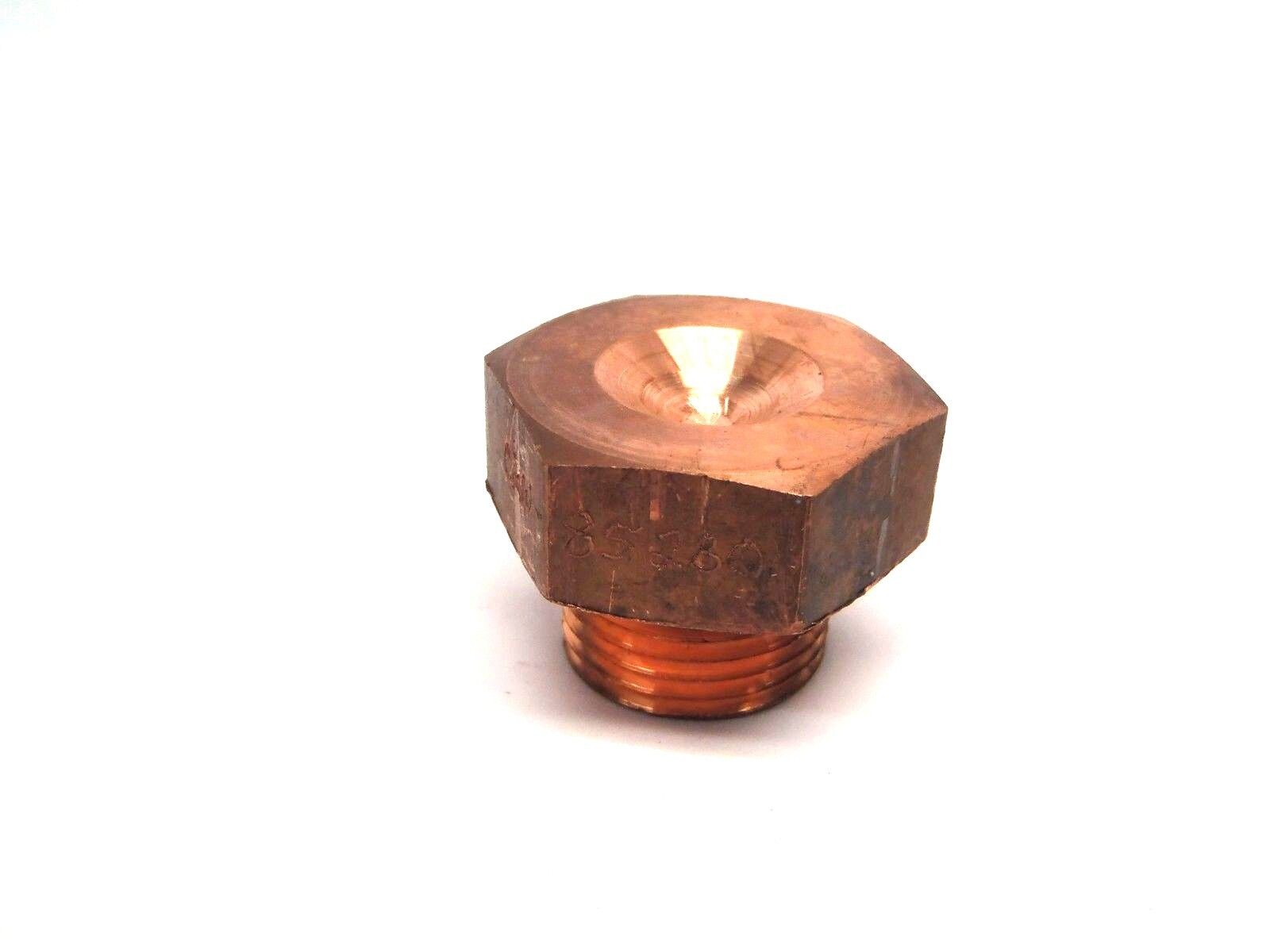 CPW-85280RW Brass 18mm Threaded Cap Lower 10mm Depth - Maverick Industrial Sales