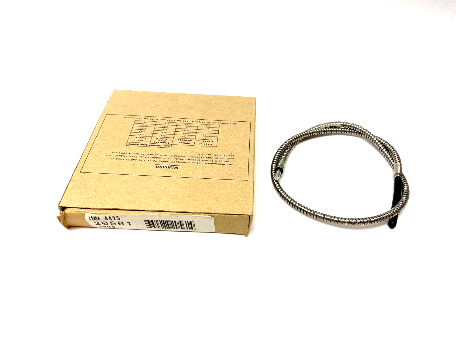 Banner IMM.442S Stainless Steel Fiber Optic Cable High-Temp 20561 - Maverick Industrial Sales
