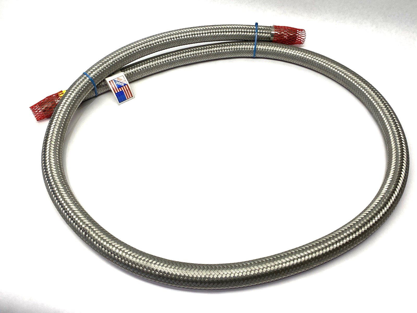 Hose Master CA316A Corrugated Stainless Steel Hose 1" Thread x 8' Overall Length - Maverick Industrial Sales