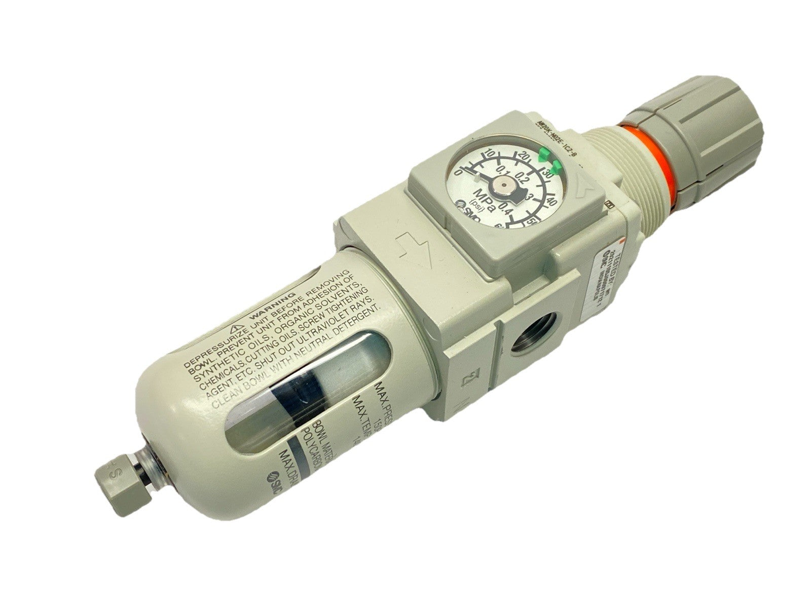 AW20K-N02E-1CZ-B | SMC Pneumatic Filter Regulator - New – Open box - Maverick Industrial Sales