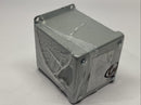 Hoffman E1PBXM Extra-Deep Pushbutton Enclosure Type 12 1PBx22.5mm Gray Steel - Maverick Industrial Sales