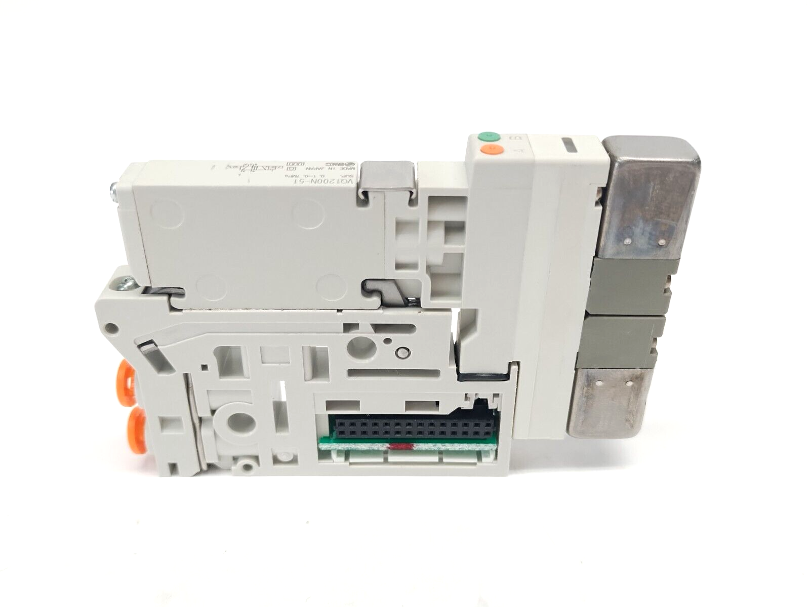 VQ1200N-51 | SMC Solenoid Valve 5-Port 2-Position Double 24VDC w/ Block Base - Used - Maverick Industrial Sales