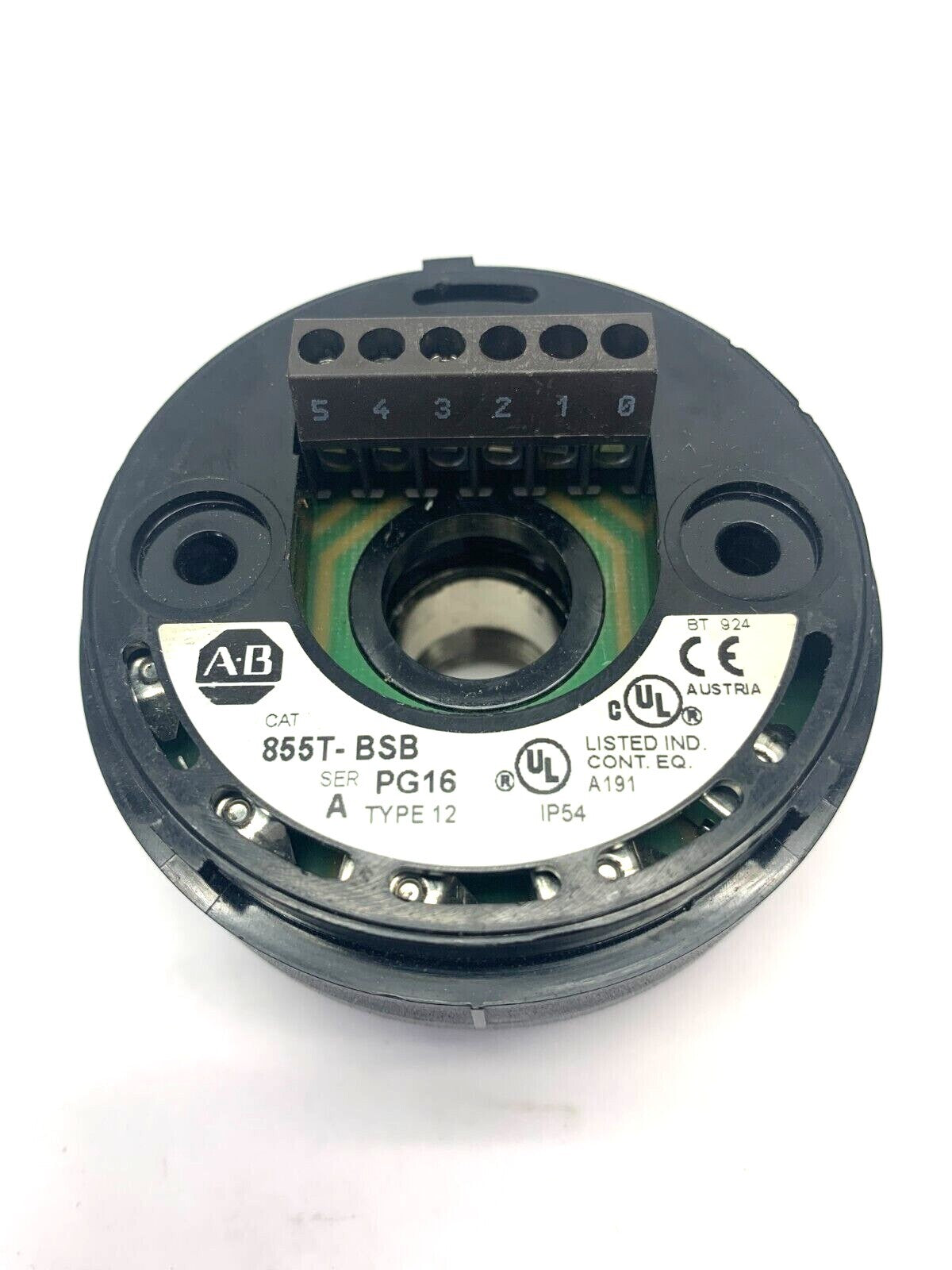 855T-BSB | Allen Bradley Ser. A Stack Light Mounting Base - Used - Maverick Industrial Sales
