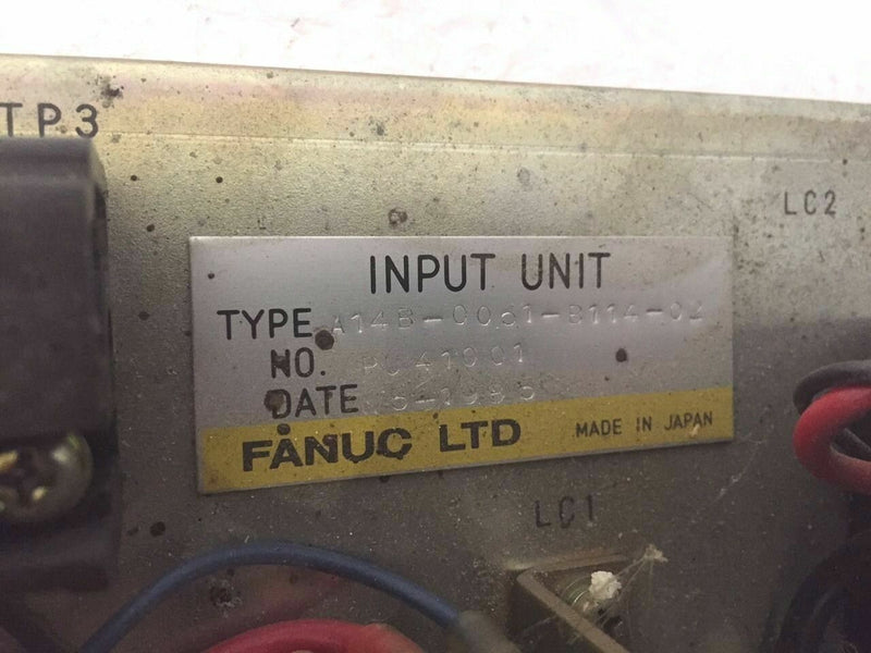 Fanuc A14B-0061-B114-02 Input Unit A20B-007-0340/06A PC Module CNC Circuit Board - Maverick Industrial Sales