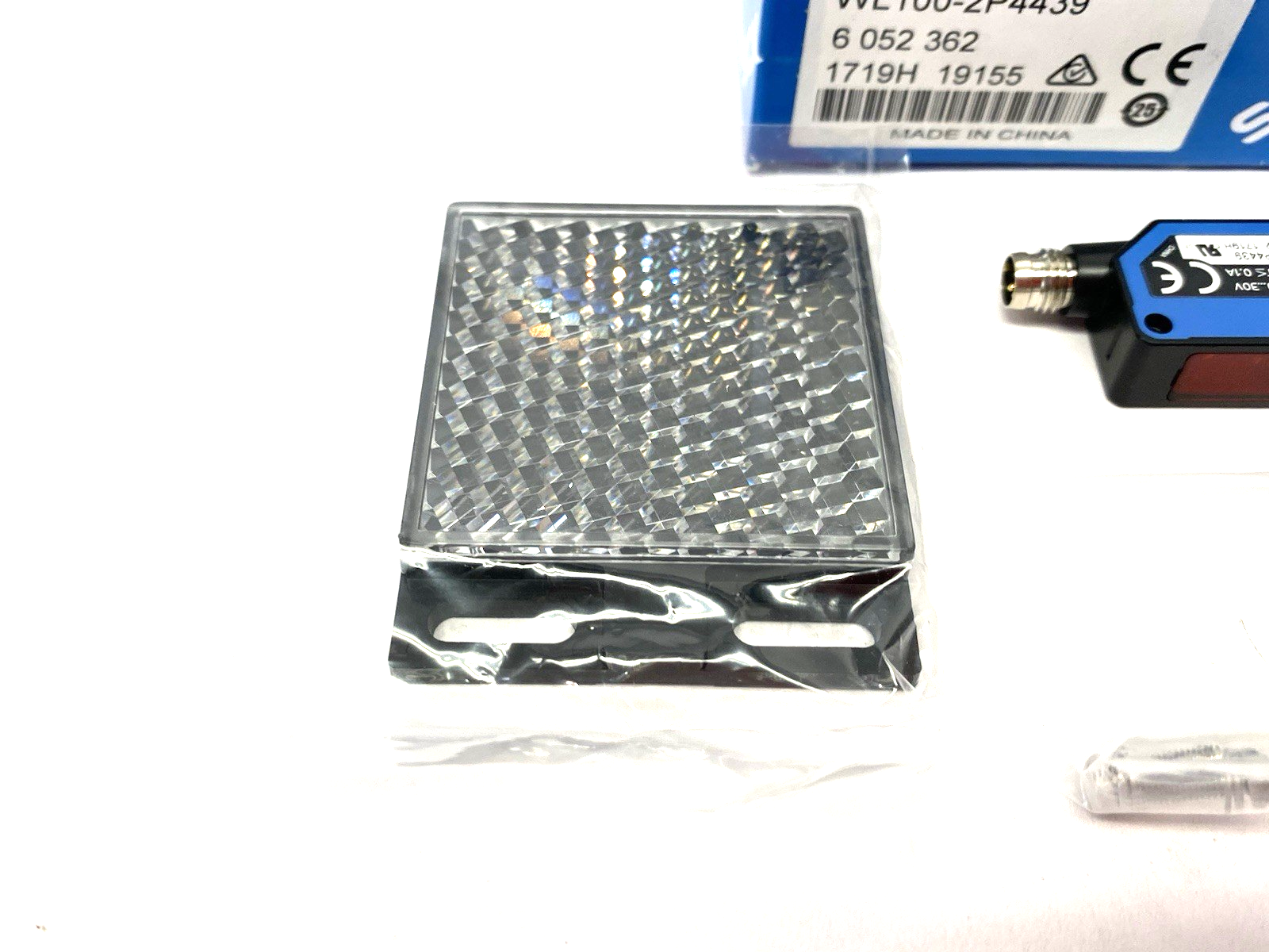 Sick WL100-2P4439 Photoelectric Retro-reflective Sensor, Rectangular 6052362 - Maverick Industrial Sales