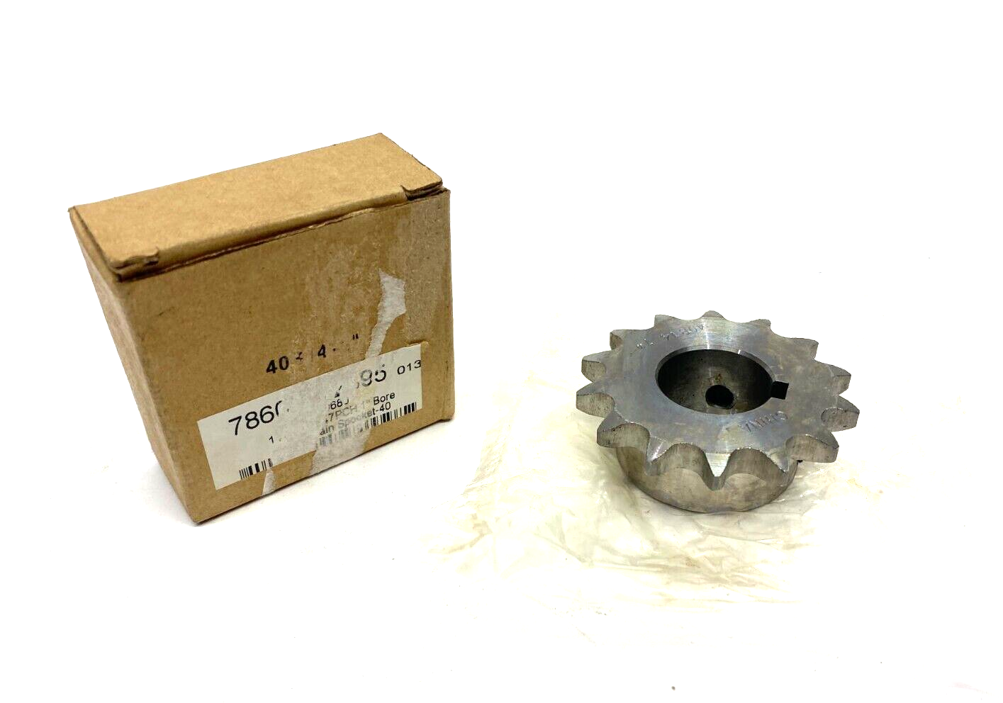 Ametric 40B14-1 Roller Chain Sprocket #40 14-Tooth 2.247 Pitch 1" Bore w/ Keyway - Maverick Industrial Sales