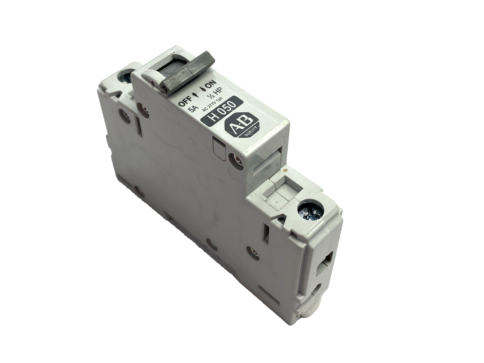 Allen Bradley 1492-CB1H050 Ser. C Circuit Breaker 1-Pole 1-Phase 1/2HP 277VAC 5A - Maverick Industrial Sales