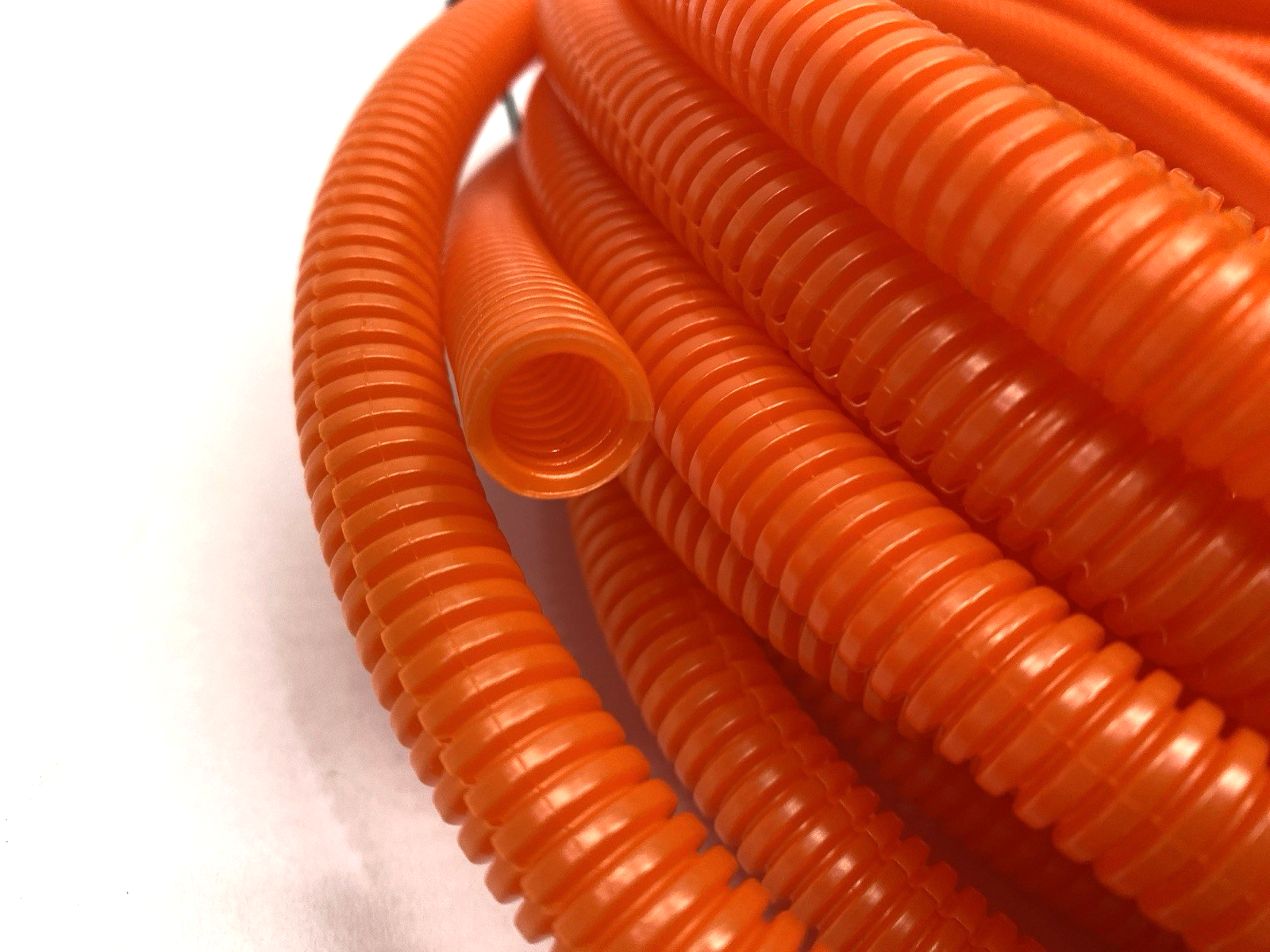 WL-0375-25-OR | Electriduct Orange Split Wire Loom Tubing 3/8" x 25' - New Other - Maverick Industrial Sales