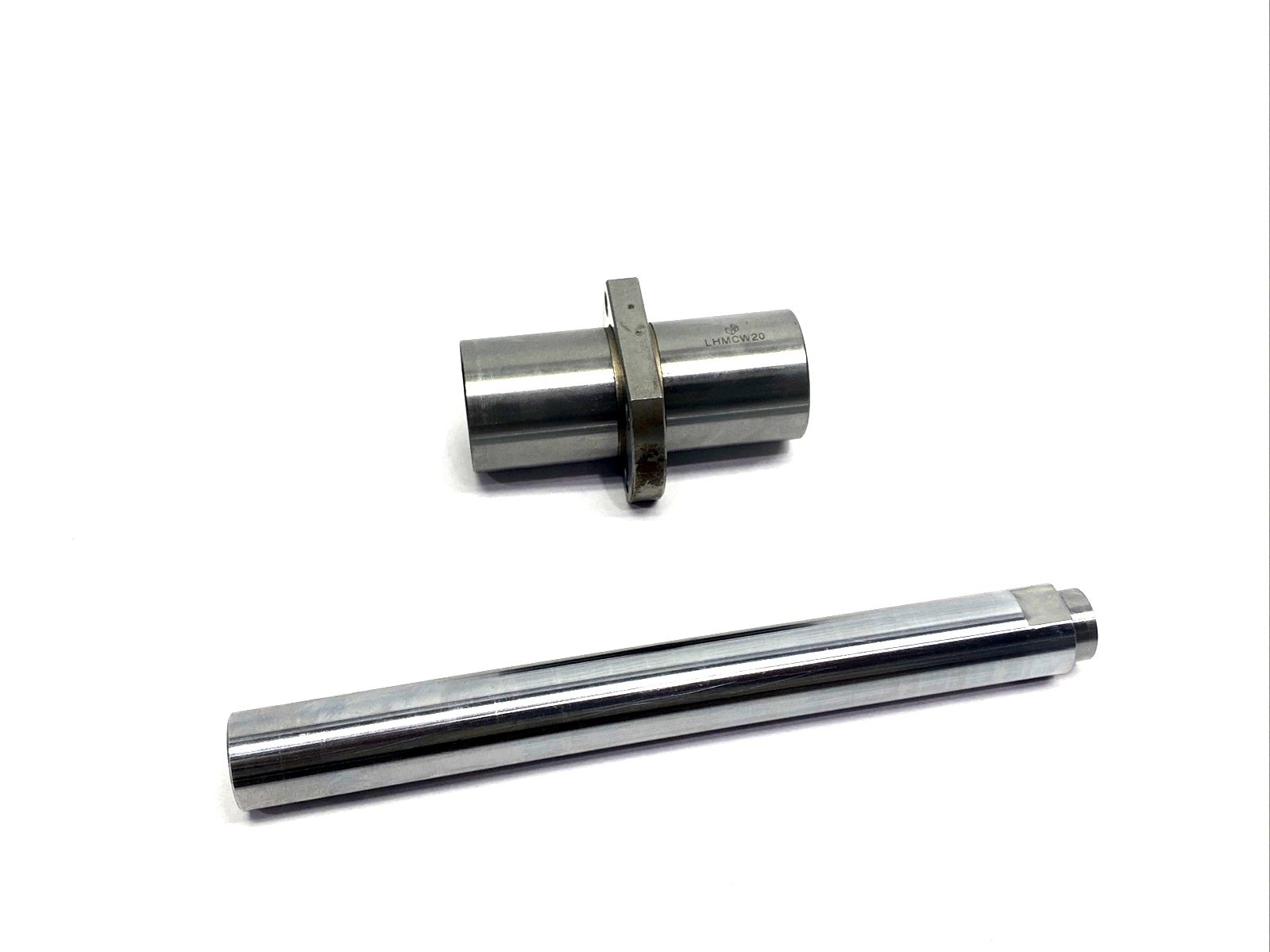MiSUMi LHMCW20 Center Flanged Linear Double Ball Bearing 20mm Shaft Dia. - Maverick Industrial Sales