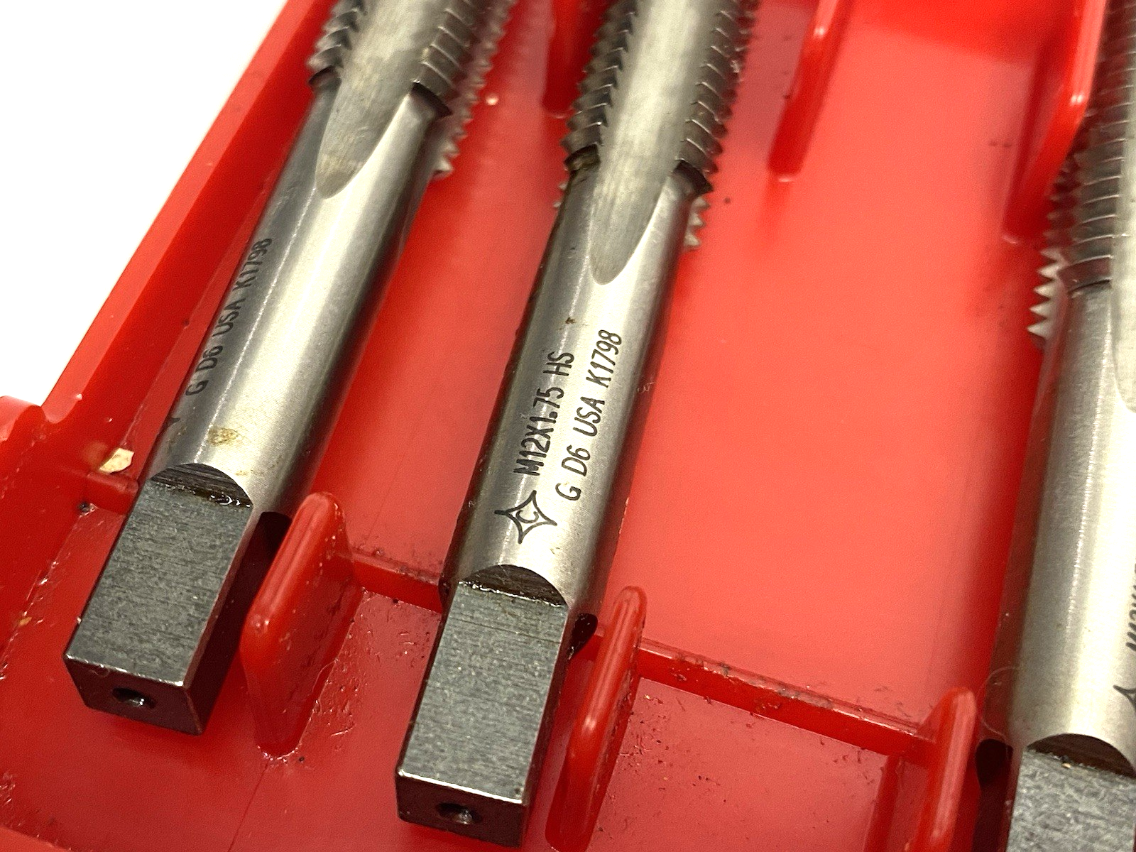 None | Cleveland M12x1.75 D6 Bottoming Hand Tap, 4-Flute, 3.375 OAL, PKG OF 4 - New Other - Maverick Industrial Sales