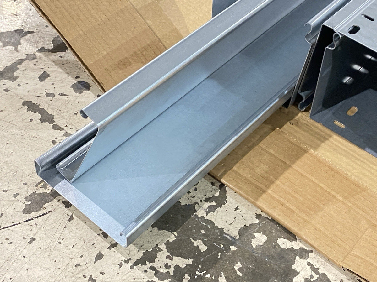 Niedax LLK 100.100 Cable Duct 100mm x 100mm x 2m LOT OF 3 DUCTS / 2 COVERS - Maverick Industrial Sales