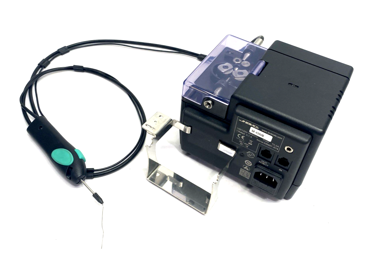 SF-110VB | JBC Automatic Solder-Wire Feeder Station/Unit, SF280-A Handle - Used - Maverick Industrial Sales