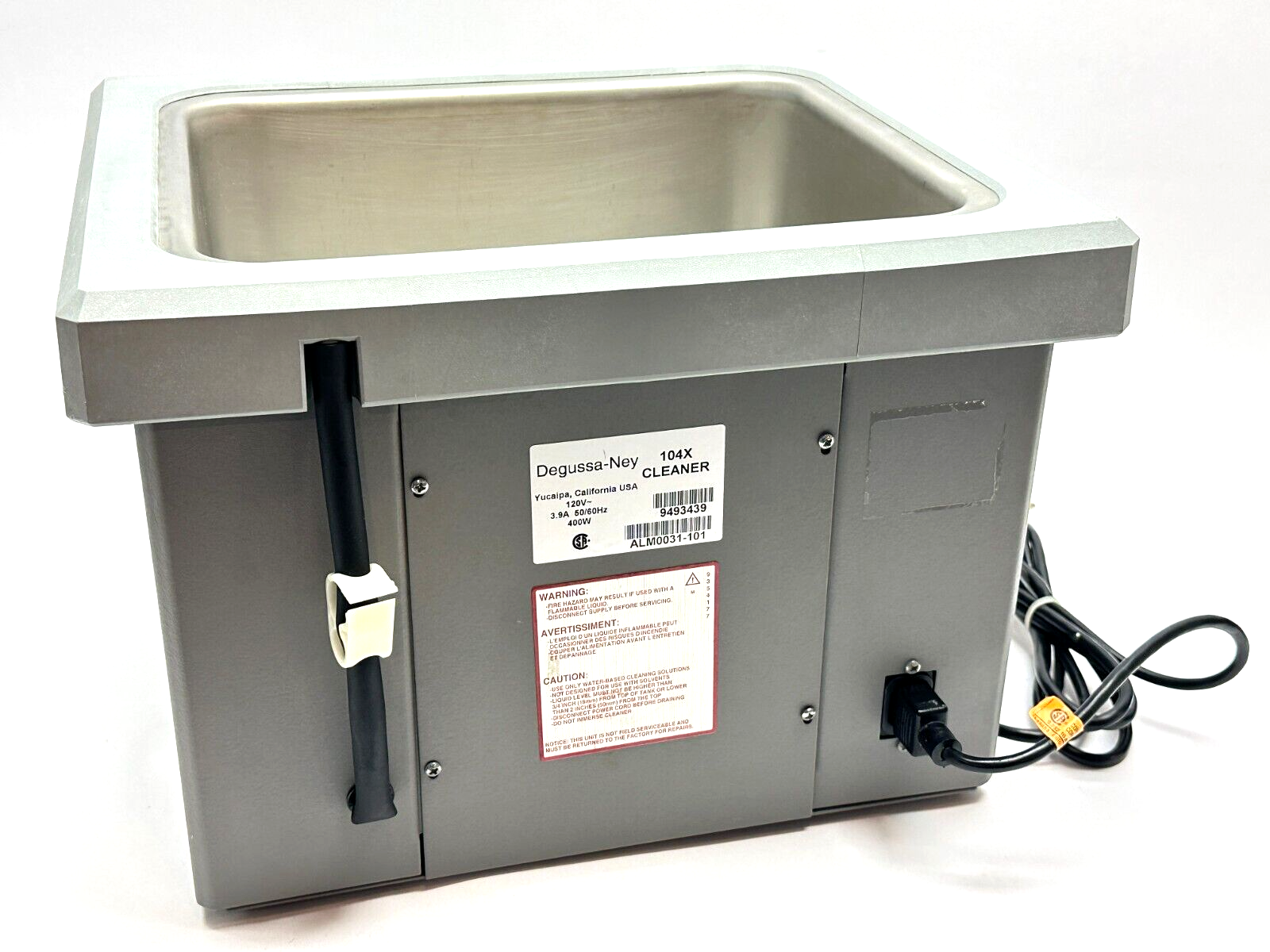 NEY 104X ULTRAsonik Cleaner w/ Adjustable Controls ALM0031-101 - Maverick Industrial Sales