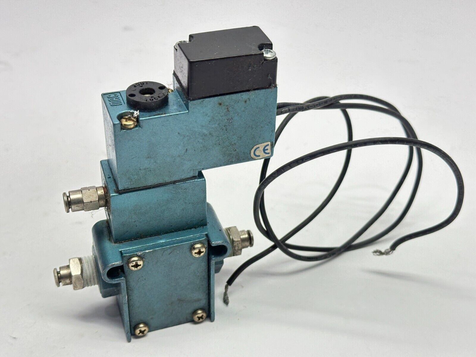 MAC Valves 55B-11-PE-111AA Pneumatic Solenoid Valve 120V 6.8W - Maverick Industrial Sales