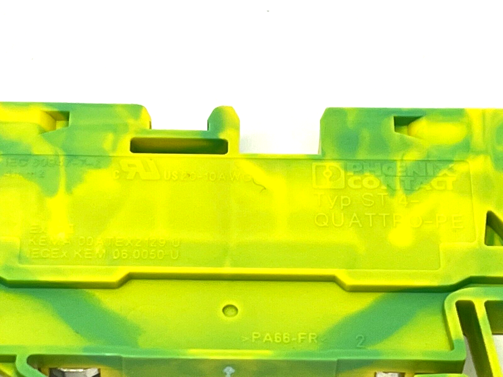 Phoenix Contact Typ ST 4-QUATTRO-PE Ground Terminal Block 3031461 LOT OF 2 - Maverick Industrial Sales