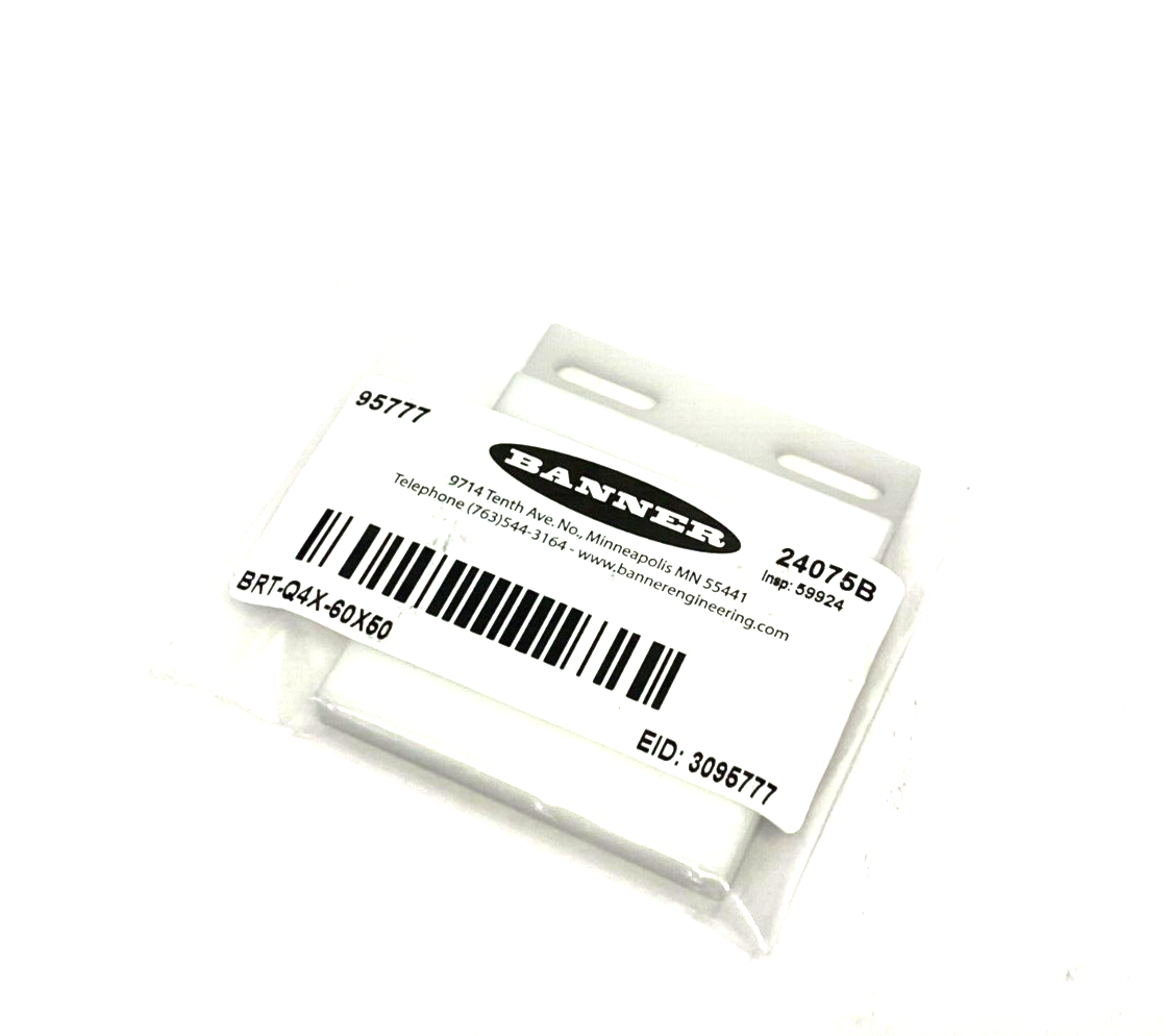 Banner BRT-Q4X-60X50 Clear Object Reflector 95777 - Maverick Industrial Sales
