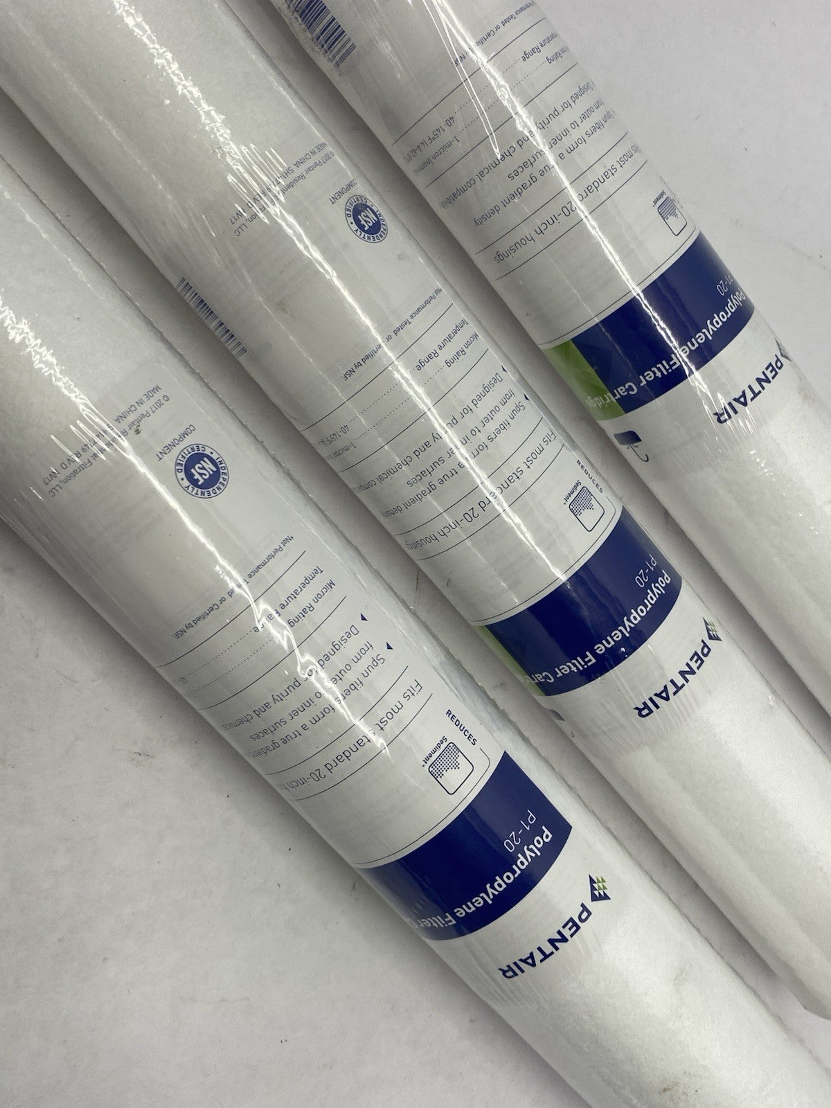 Pentair P1-20 Pentek P Series Spun-Bonded Polypropylene Cartridge LOT OF 3 - Maverick Industrial Sales
