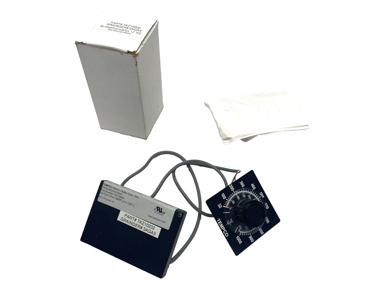 Tempco TKZ10202 Analog Temp Controller 32-1000 Deg. F, TKZ10002 - Maverick Industrial Sales