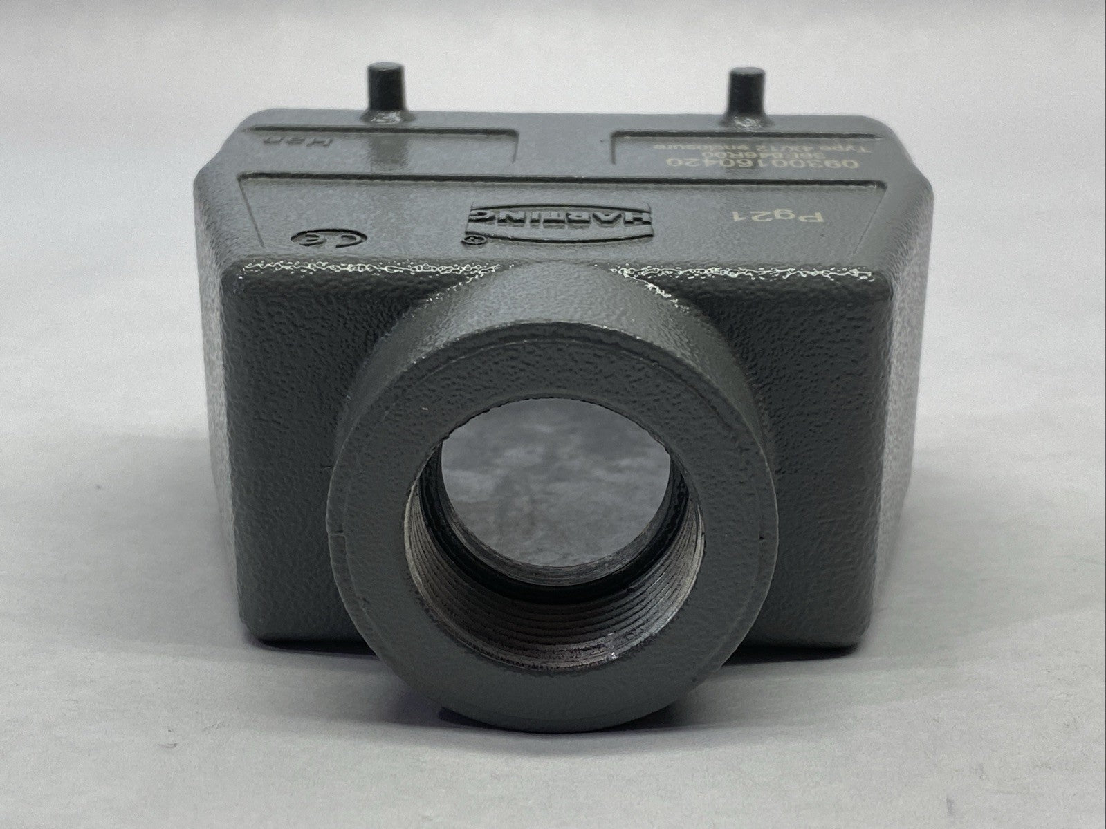 Harting Han B Hood Top Entry HC 4 Pegs PG 21 Connector Hood 09300160420 - Maverick Industrial Sales